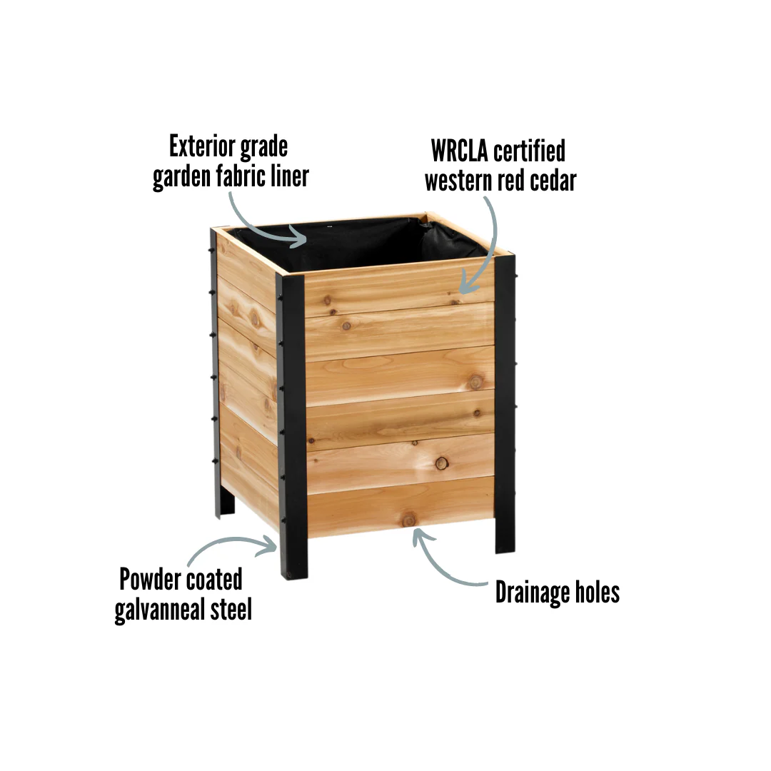 18" x 18" Planter Box 24" Tall - Image 2