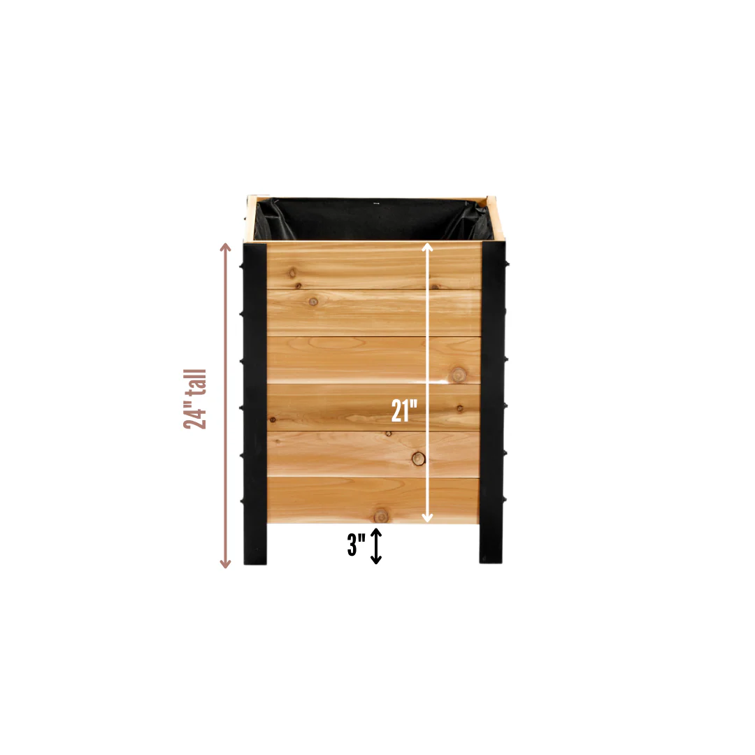 18" x 18" Planter Box 24" Tall - Image 3