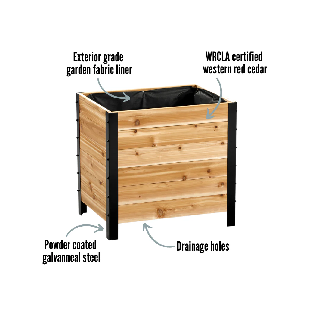 18" x 24" Planter Box - 24" Tall - Image 2