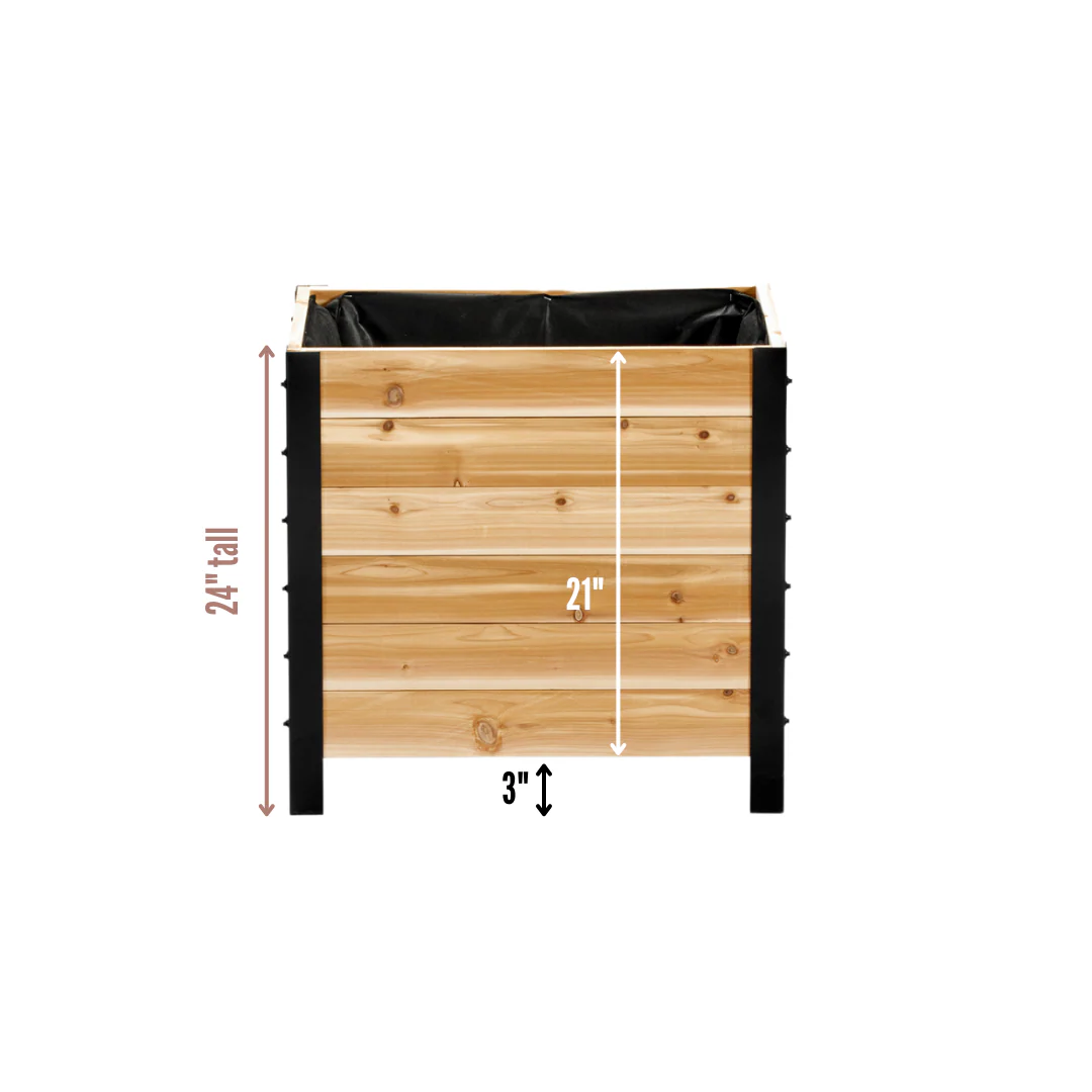 18" x 24" Planter Box - 24" Tall - Image 3