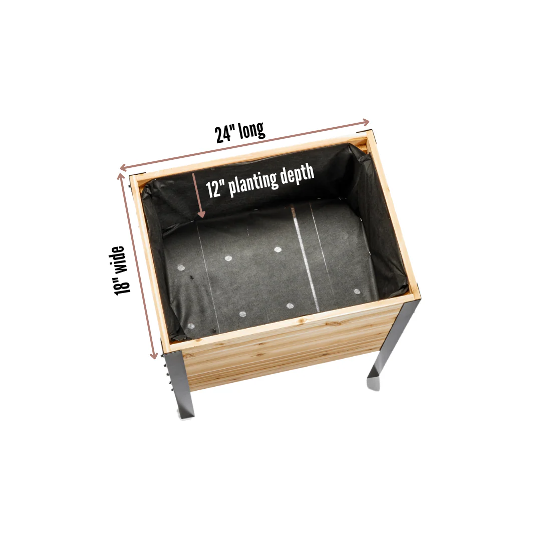 18" x 24" Raised Garden Bed - 30" Tall - Image 4