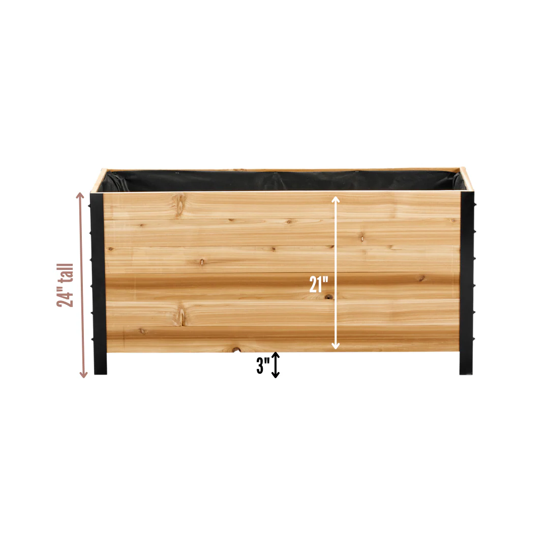 18" x 48" Planter Box - 24" Tall - Image 3