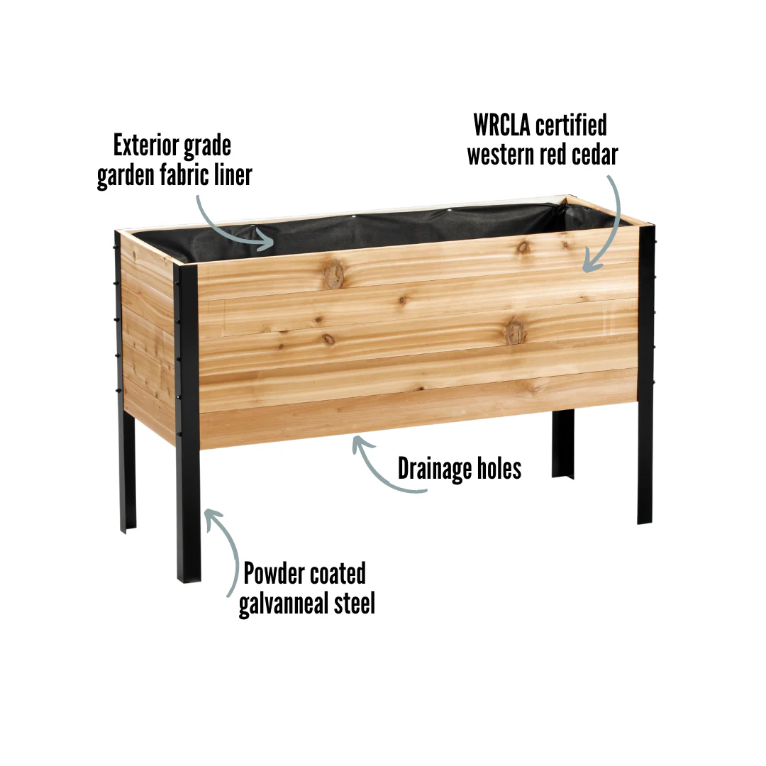 18" x 48" Raised Garden Bed - Image 2