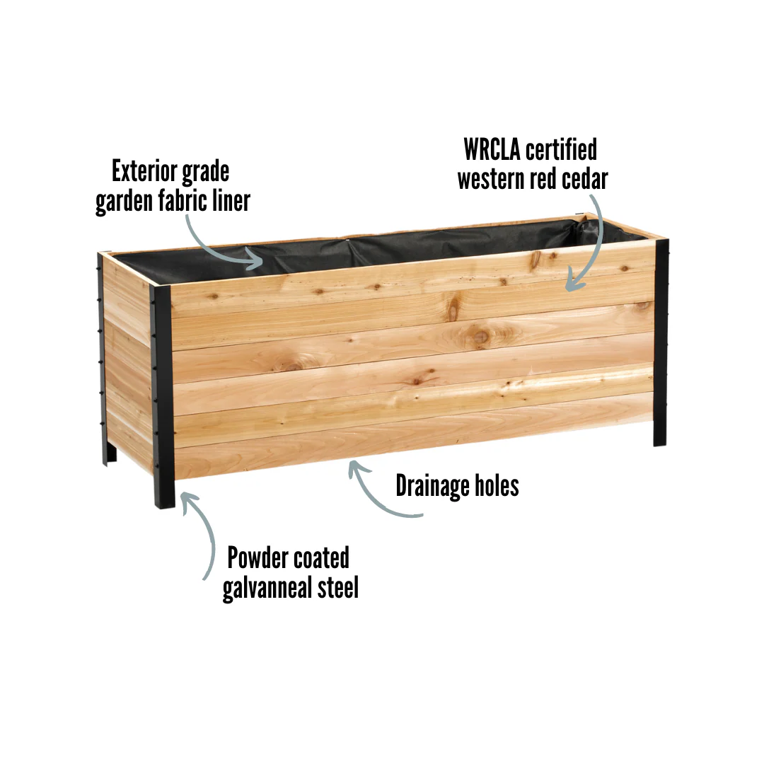 18" x 60" Planter Box - 24" Tall - Image 2
