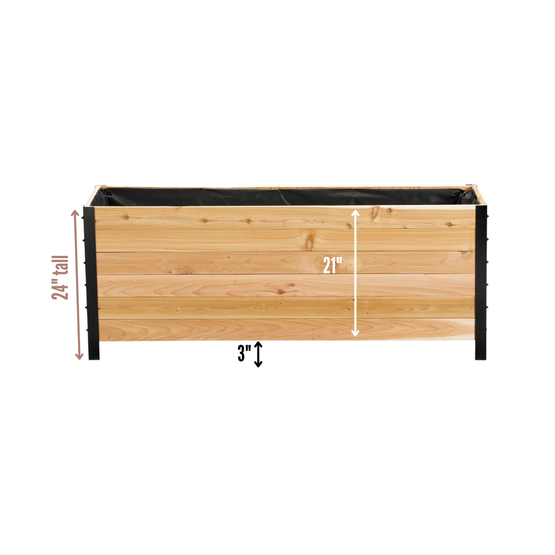 18" x 60" Planter Box - 24" Tall - Image 3