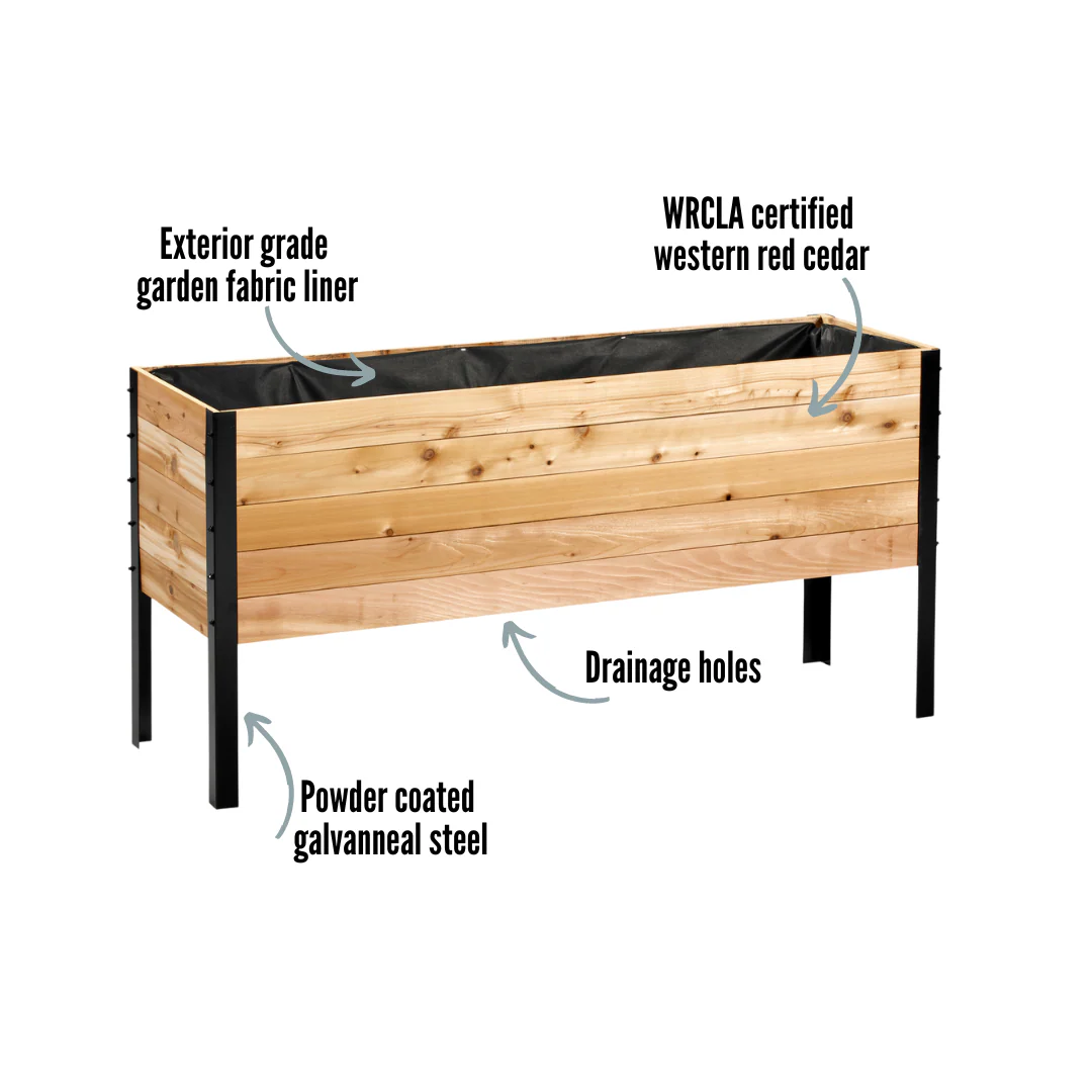 18" x 60" Raised Garden Bed - Image 2