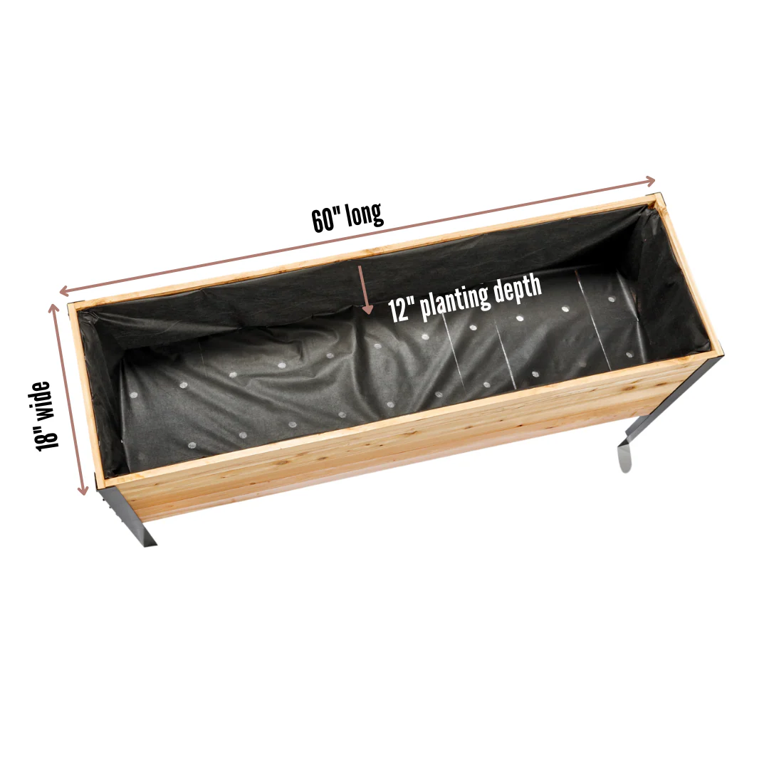 18" x 60" Raised Garden Bed - Image 4