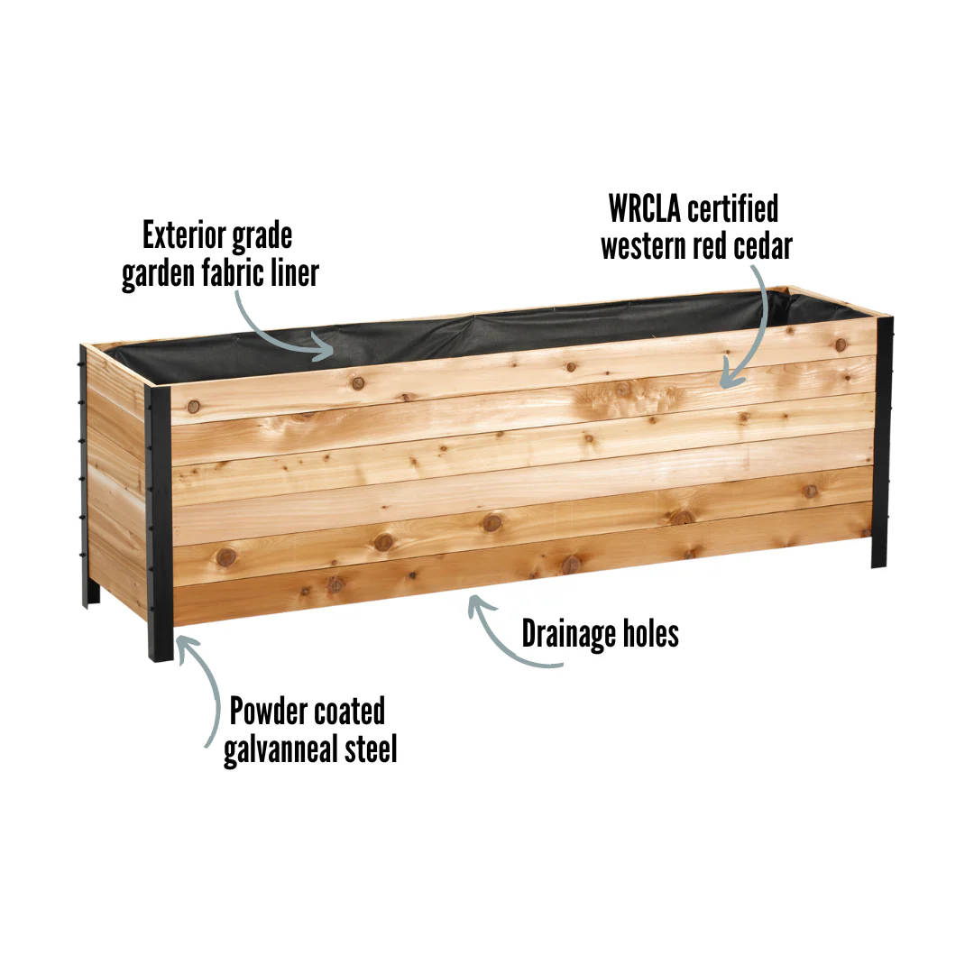 18" x 72" Planter Box - 24" Tall - Image 2