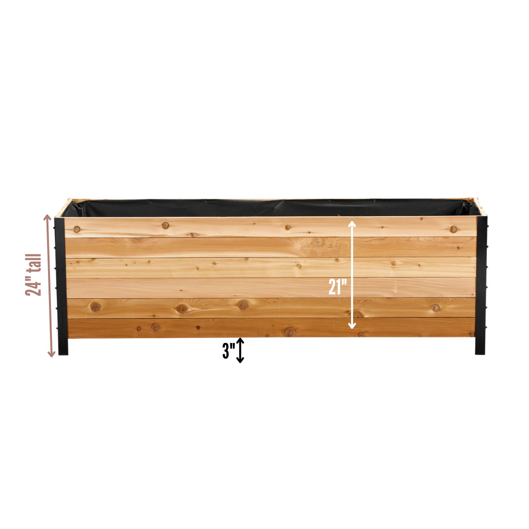 18" x 72" Planter Box - 24" Tall - Image 3