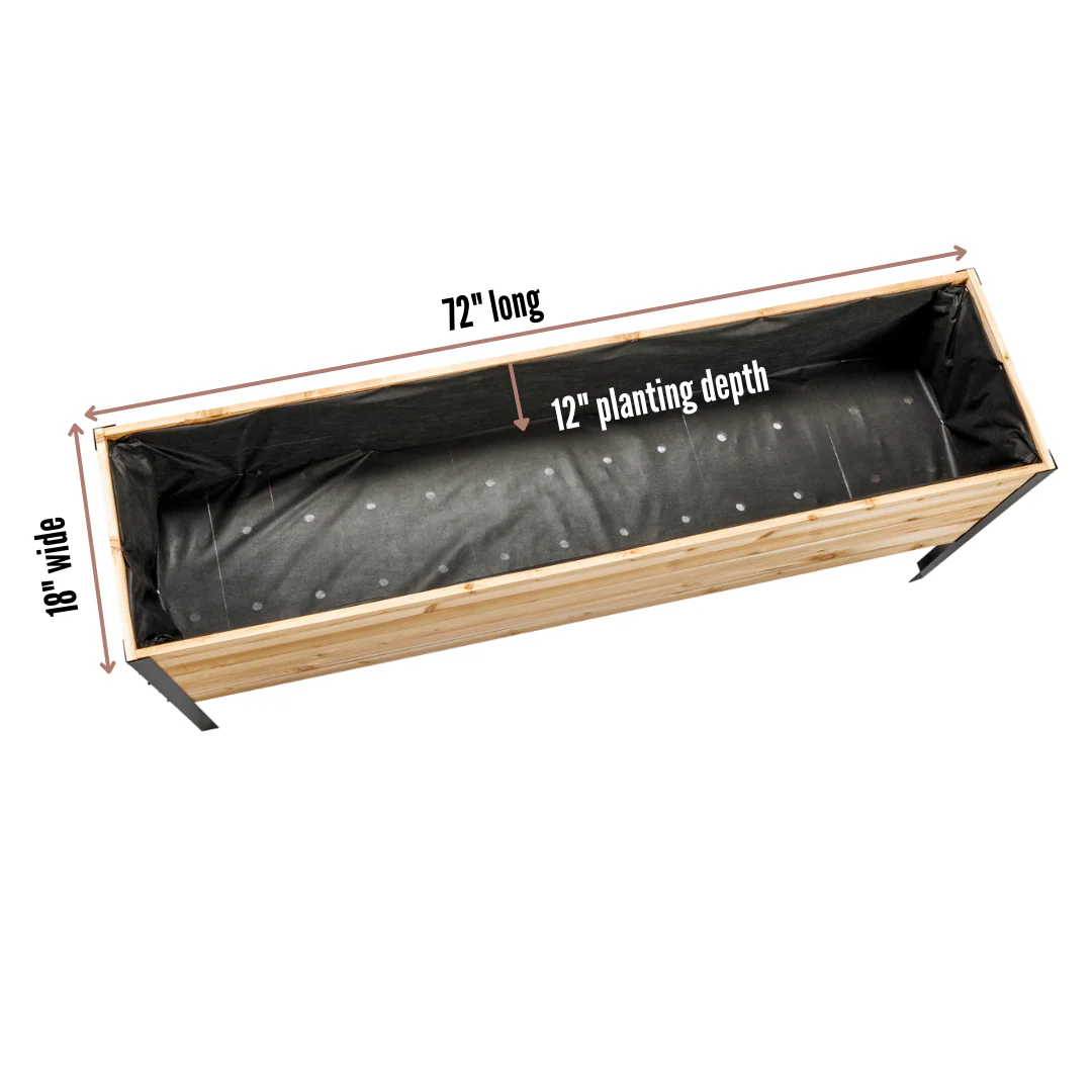 18" x 72" Planter Box - 24" Tall - Image 4