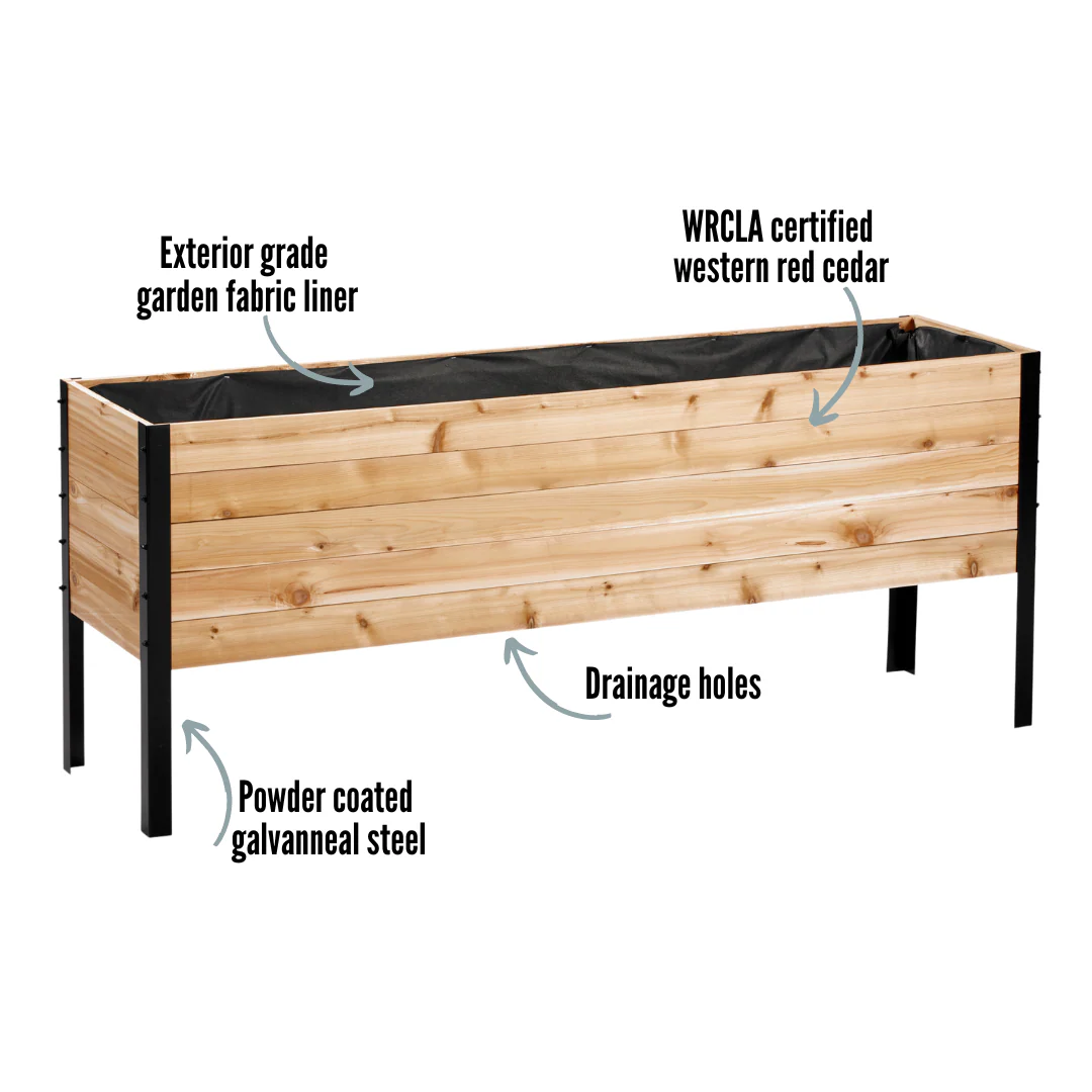 18" x 72" Raised Garden Bed - Image 2