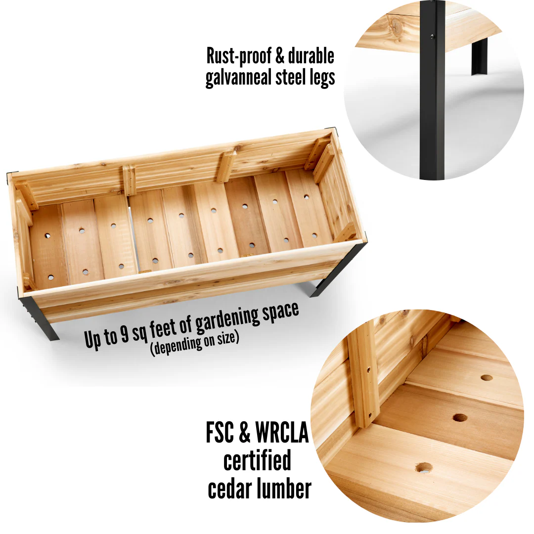 18" x 72" Raised Garden Bed - Image 5