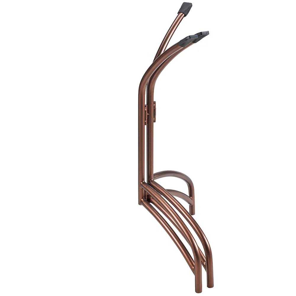 20" Copper Bird Bath with Buddha and Stand - Image 10