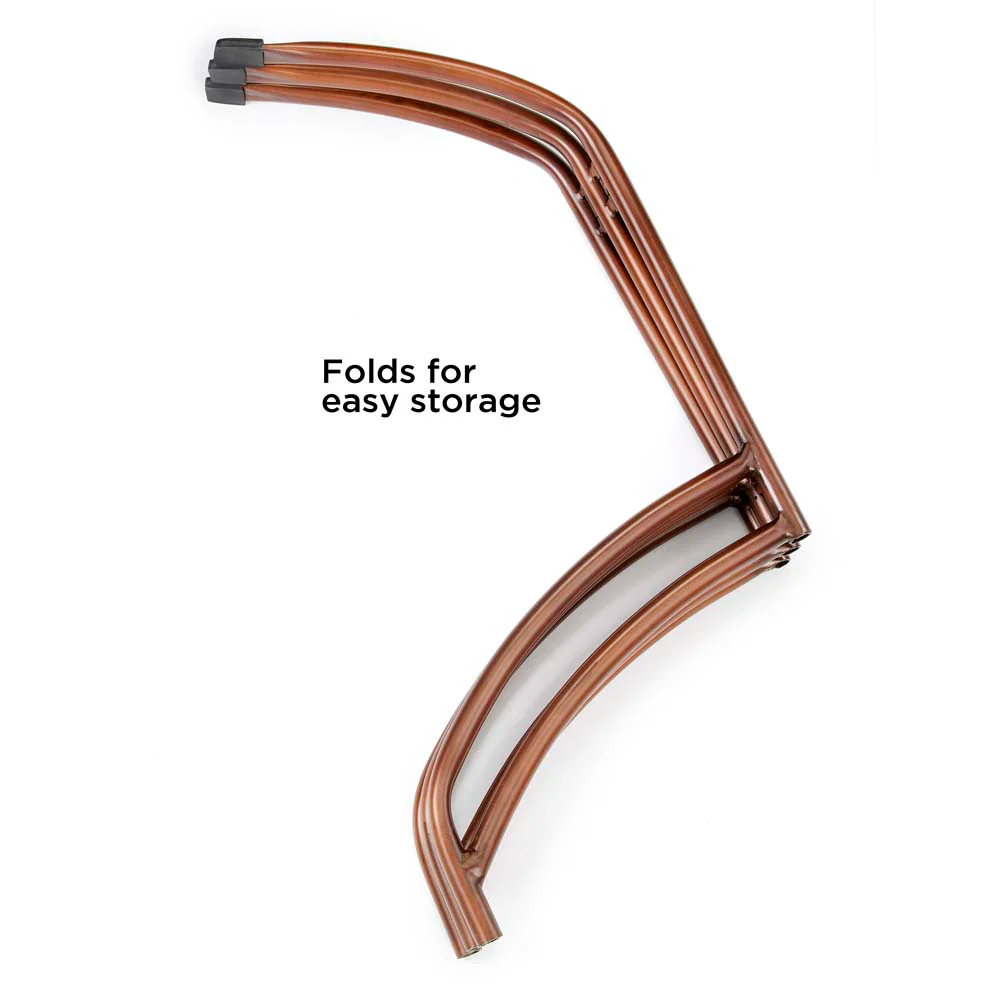 23" Folding Stand in Copper Finish for Basins - Image 5