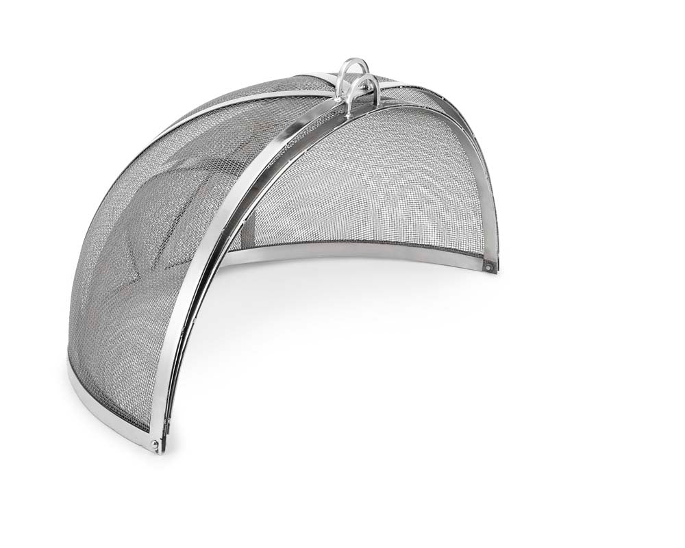 26" Medium Stainless Steel Spark Screen with Lifter - Image 3
