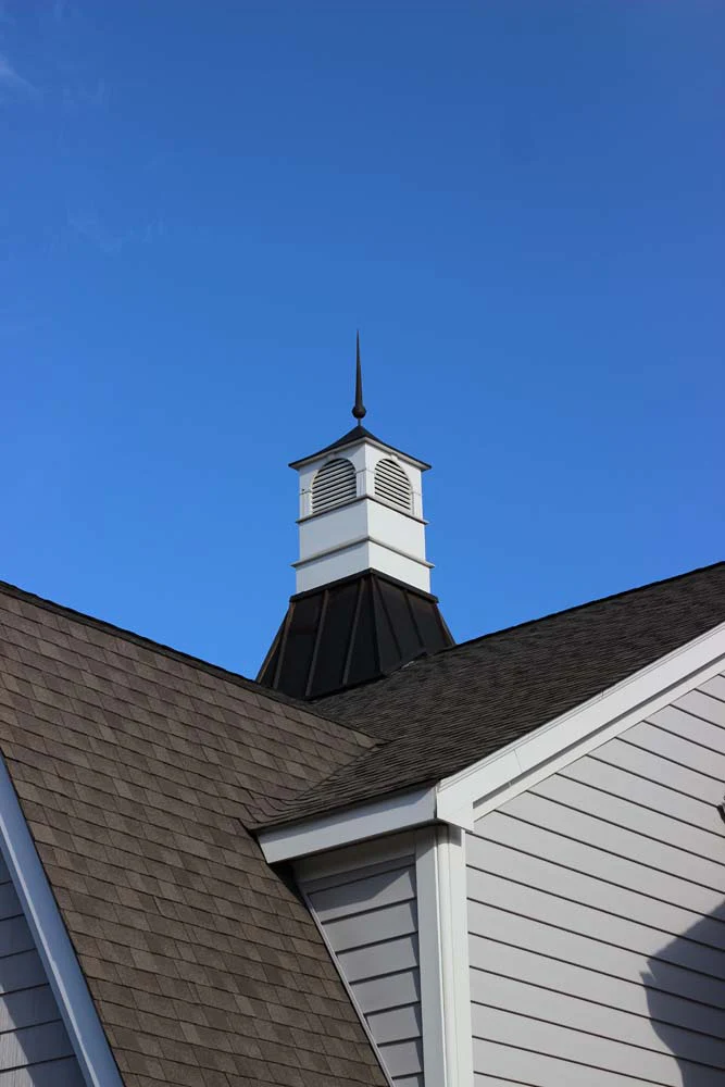 28" Gawain Pure Copper Rooftop Finial with Roof Mount - Image 3