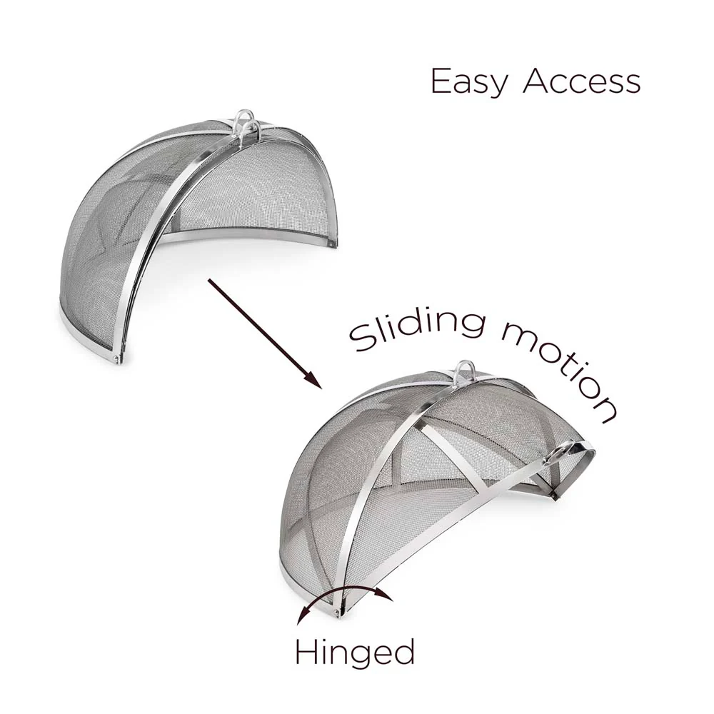 30" Large Stainless Steel Spark Screen - Image 4