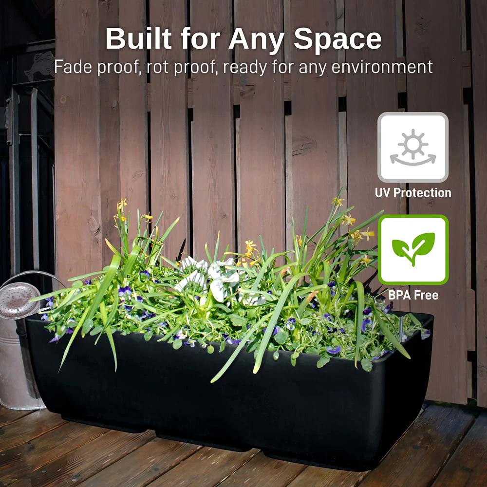 36" Rectangular Garden Planter - Image 14