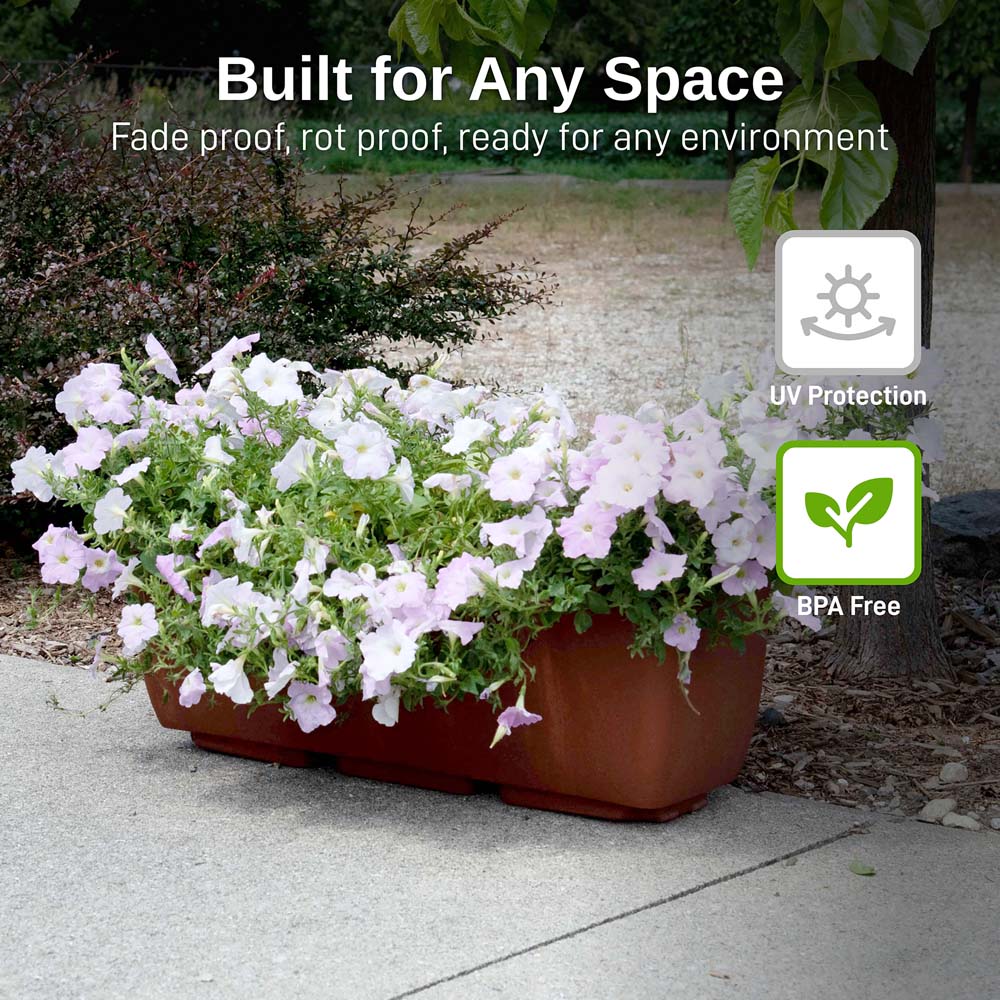 36" Rectangular Garden Planter - Image 5