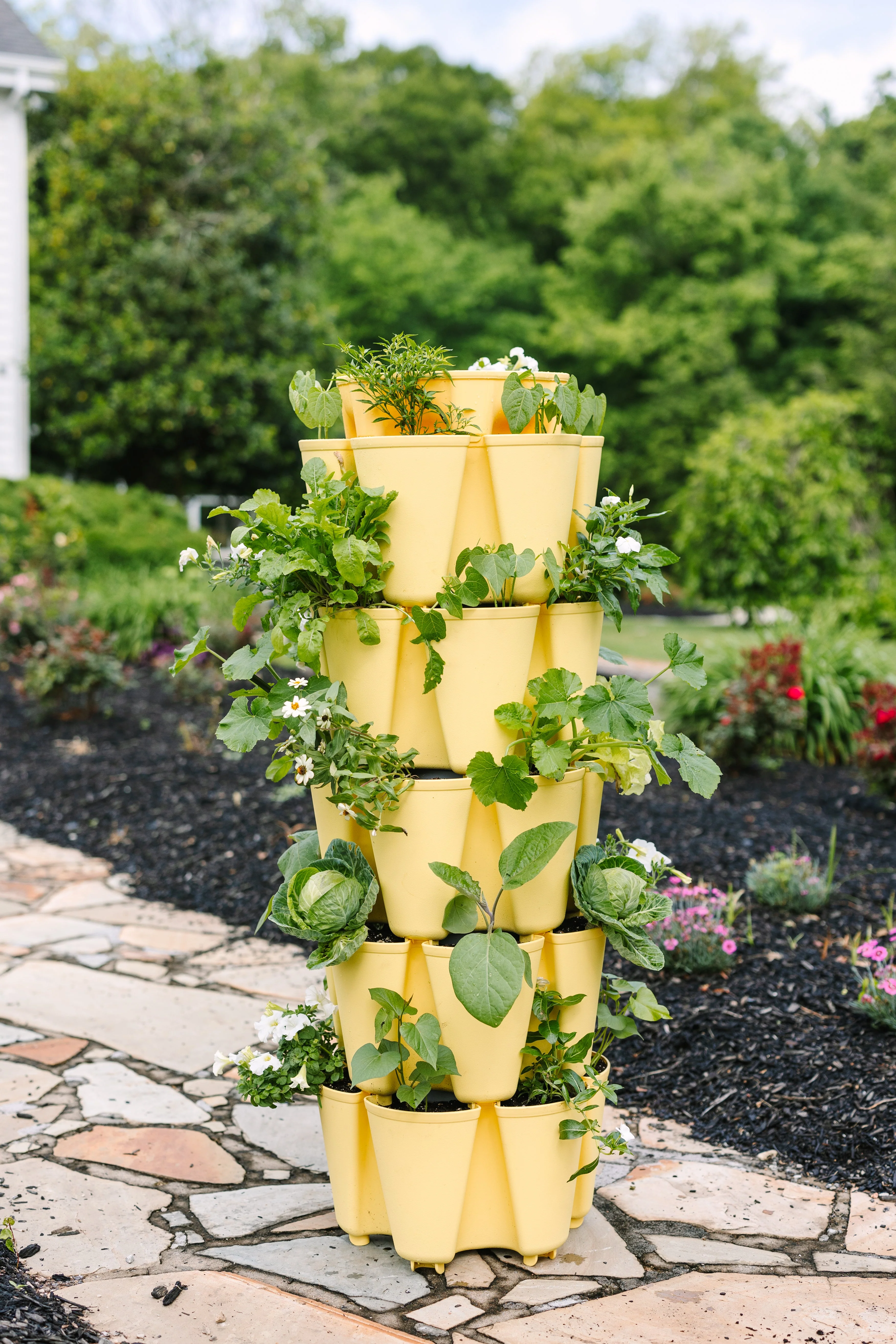 5 Tier GreenStalk Garden Original Vertical Planter - Basic Texture - Image 12