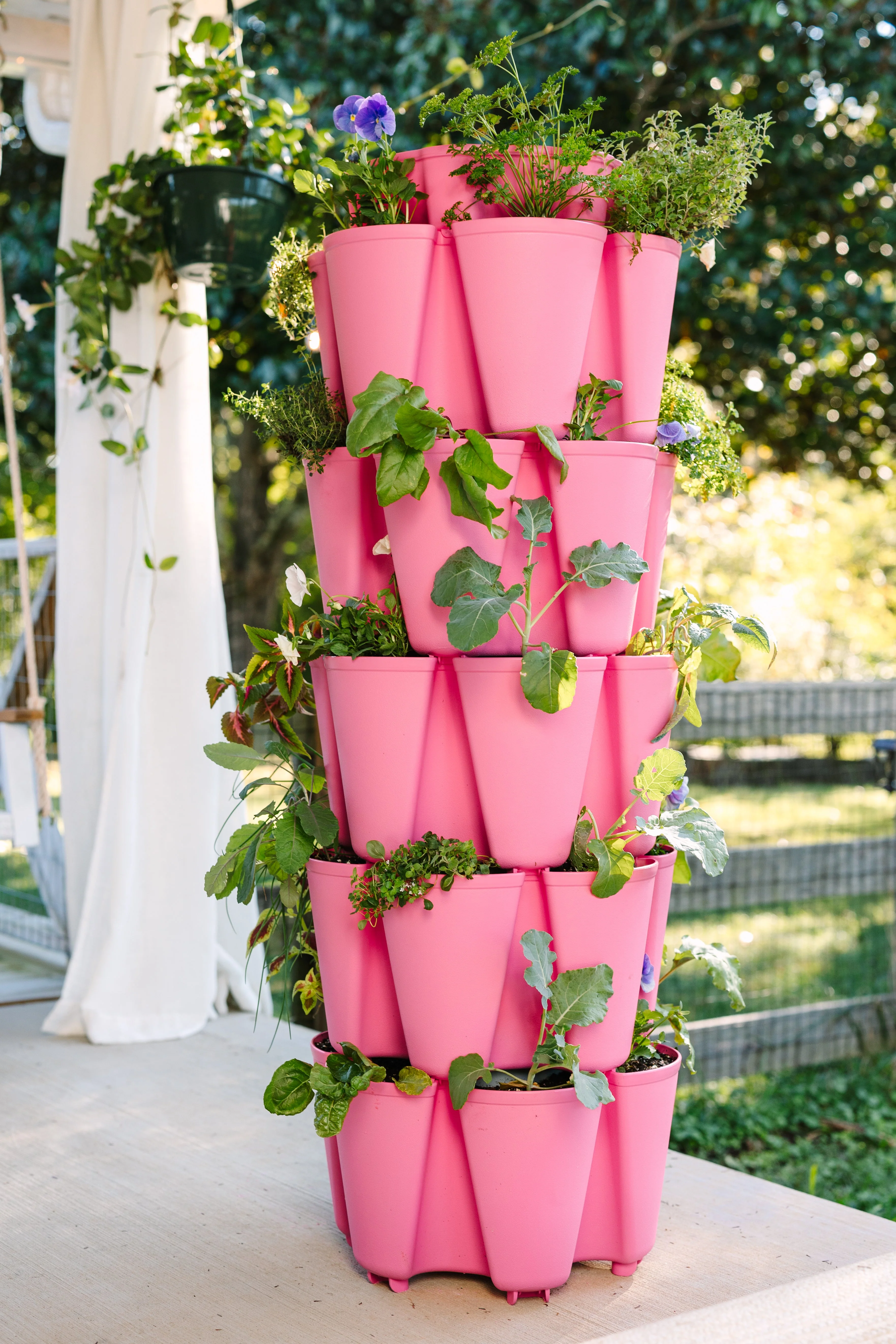 5 Tier GreenStalk Garden Original Vertical Planter - Basic Texture - Image 13