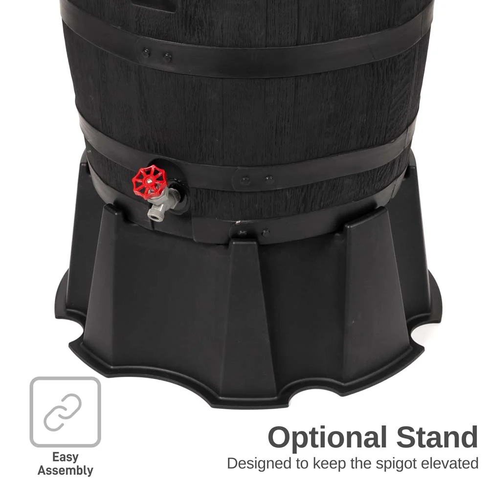 55 Gallon Premium Eco Flat Back Rain Barrel - Image 4