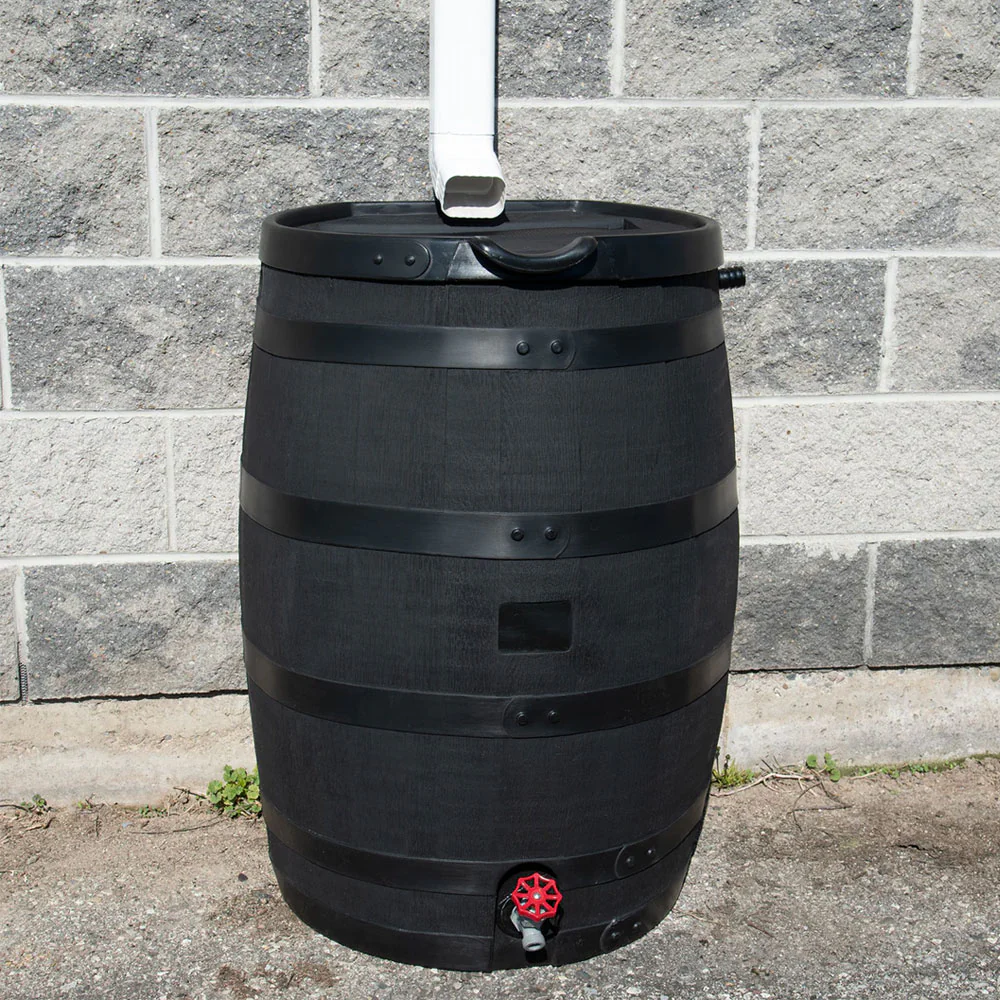 55 Gallon Premium Eco Flat Back Rain Barrel - Image 5