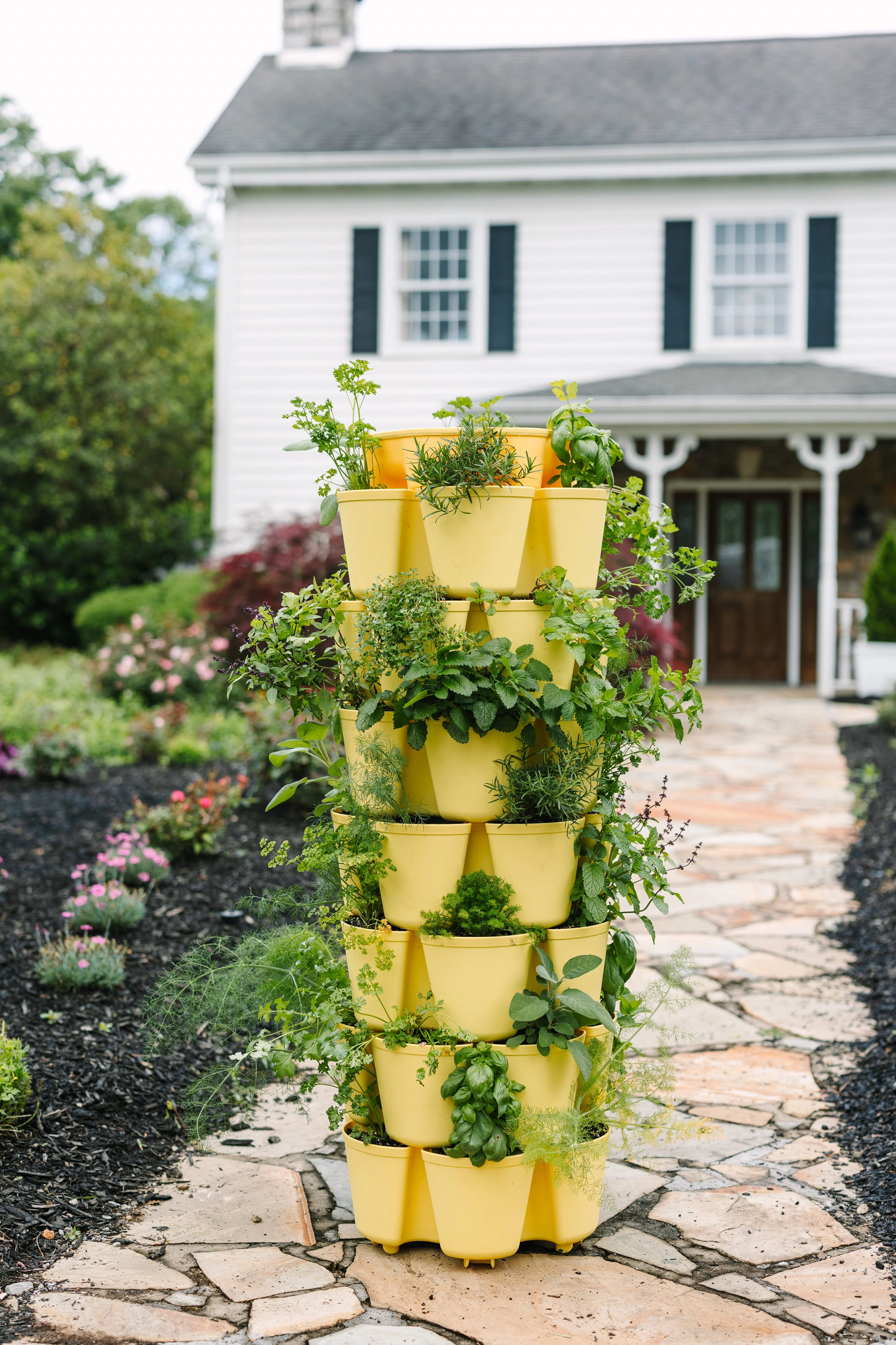 7 Tier GreenStalk Garden Leaf Vertical Planter - Basic Texture - Image 8