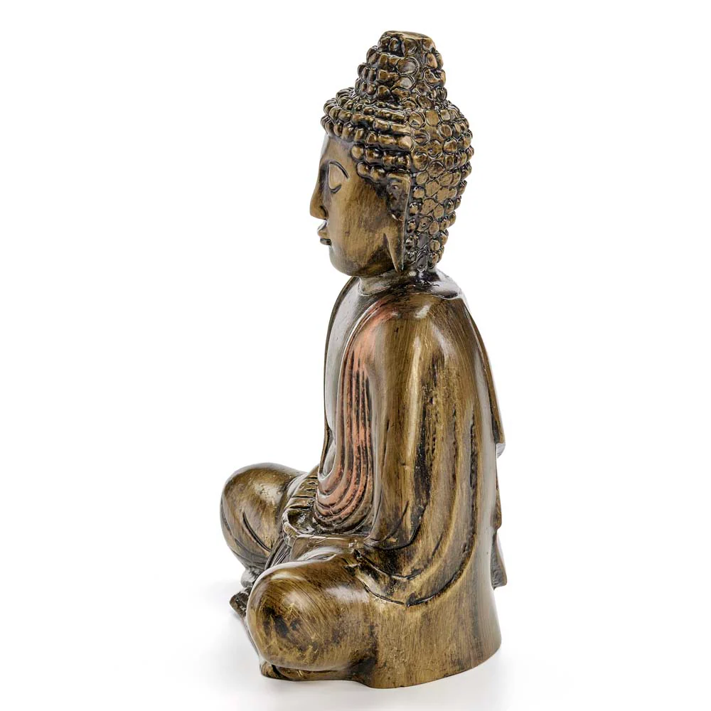 8" Meditating Buddha Statue - Image 2