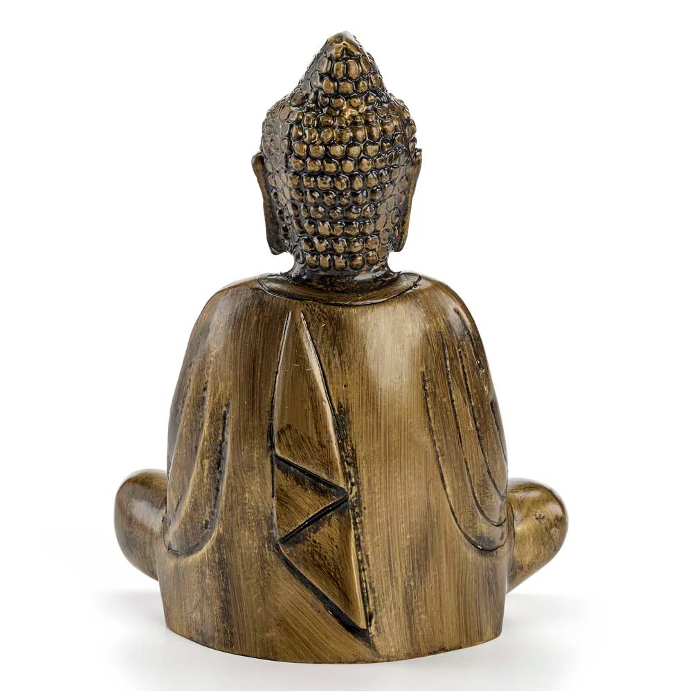 8" Meditating Buddha Statue - Image 3