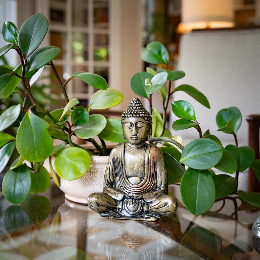 8" Meditating Buddha Statue - Image 7
