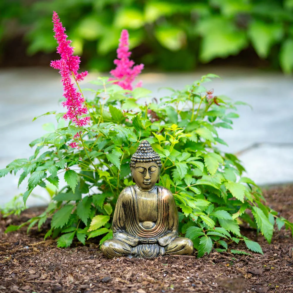 8" Meditating Buddha Statue - Image 8