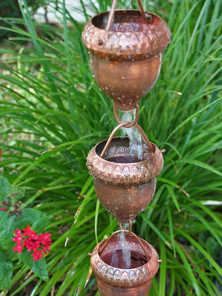 Acorn Cups Rain Chain - Image 2