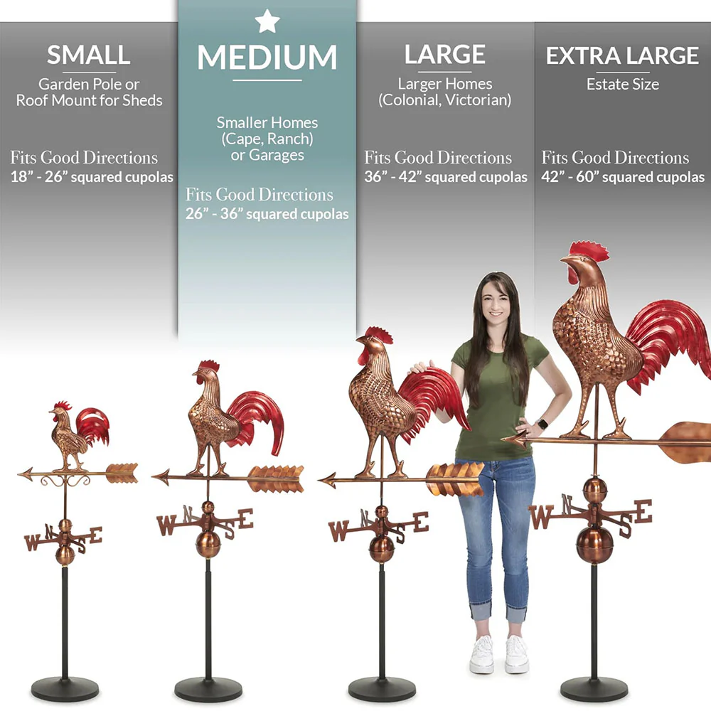 Bantam Rooster Weathervane - Image 15