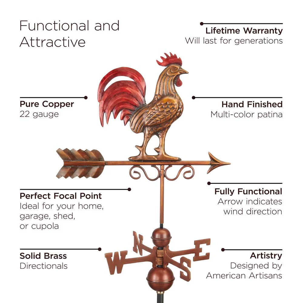 Bantam Rooster Weathervane - Image 2