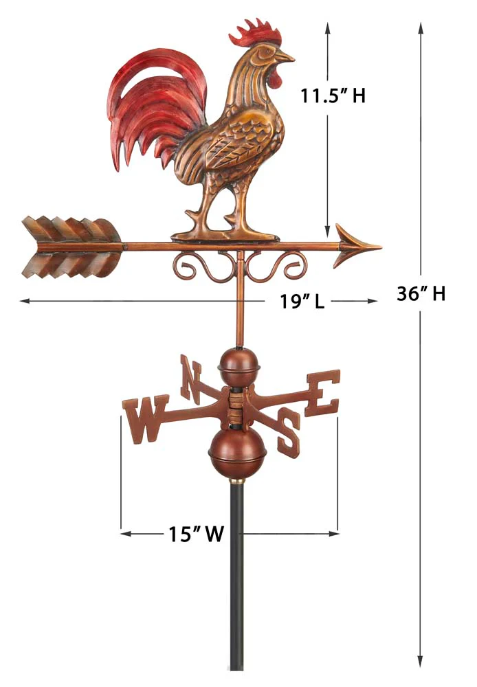 Bantam Rooster Weathervane - Image 3