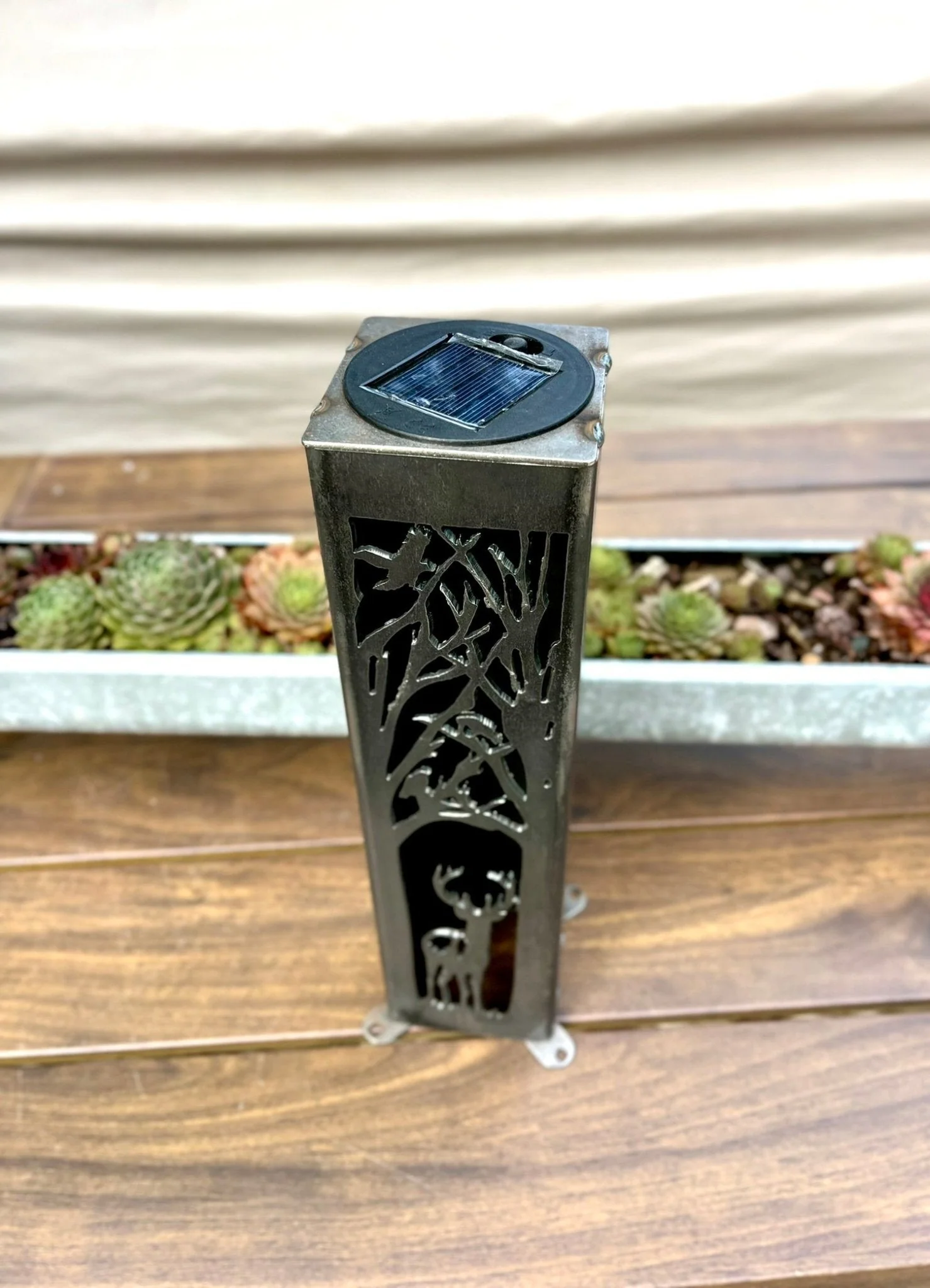 Buck Forest Solar Tube Light - Steel - Multiple Sizes - Image 6