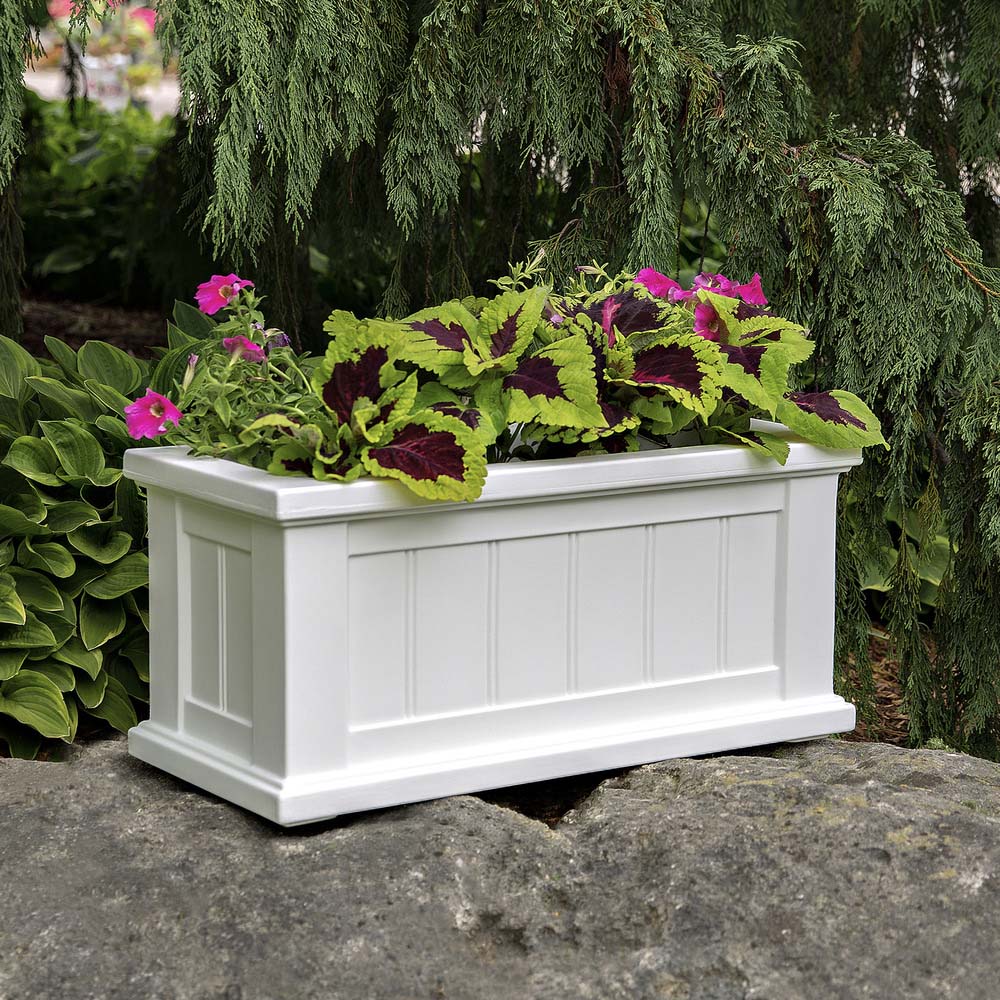 Cape Cod 24in x 11in Rectangle Planter - Image 3