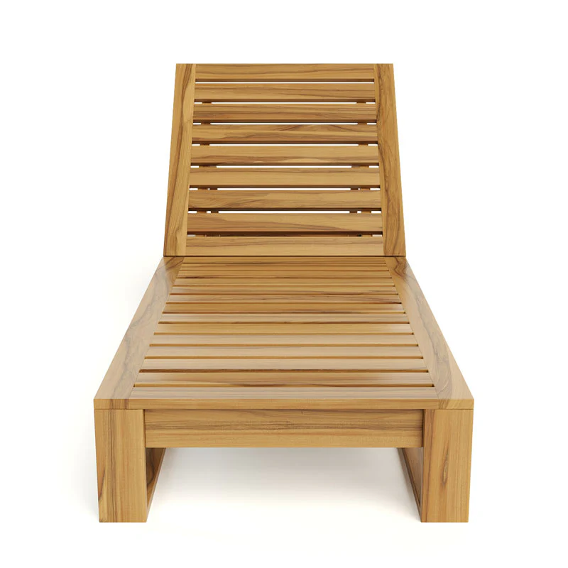 Casares Teak Chaise Lounge - Image 2