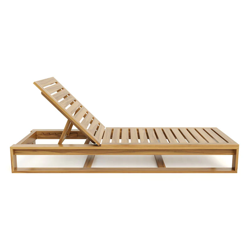 Casares Teak Chaise Lounge - Image 3