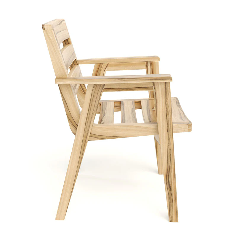 Casares Teak Dining Chair with Armrest - Image 6