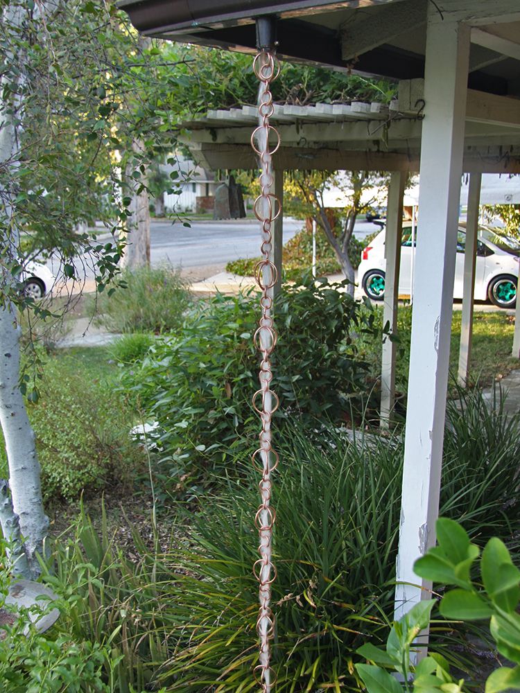 Circles Link Rain Chain - Image 3