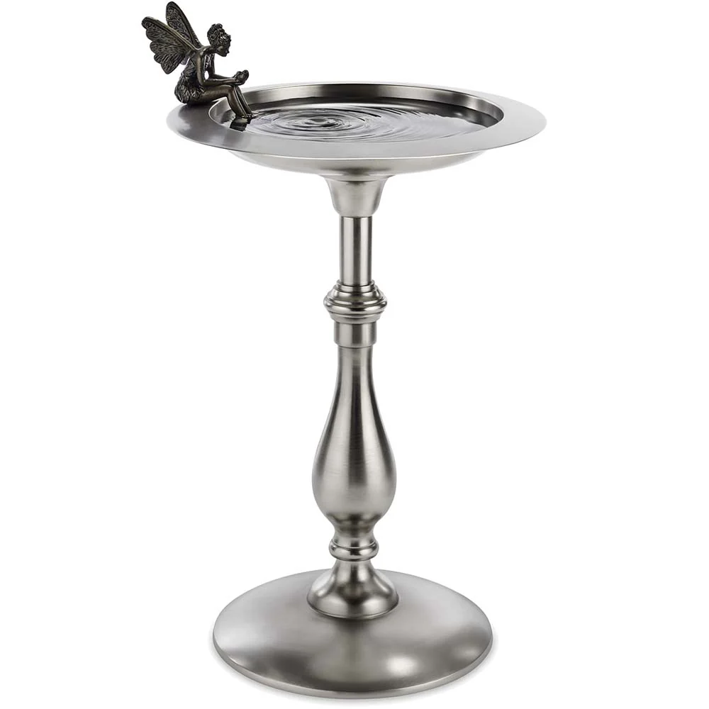 Classic Bird Bath Pedestal with Fairy - Image 4
