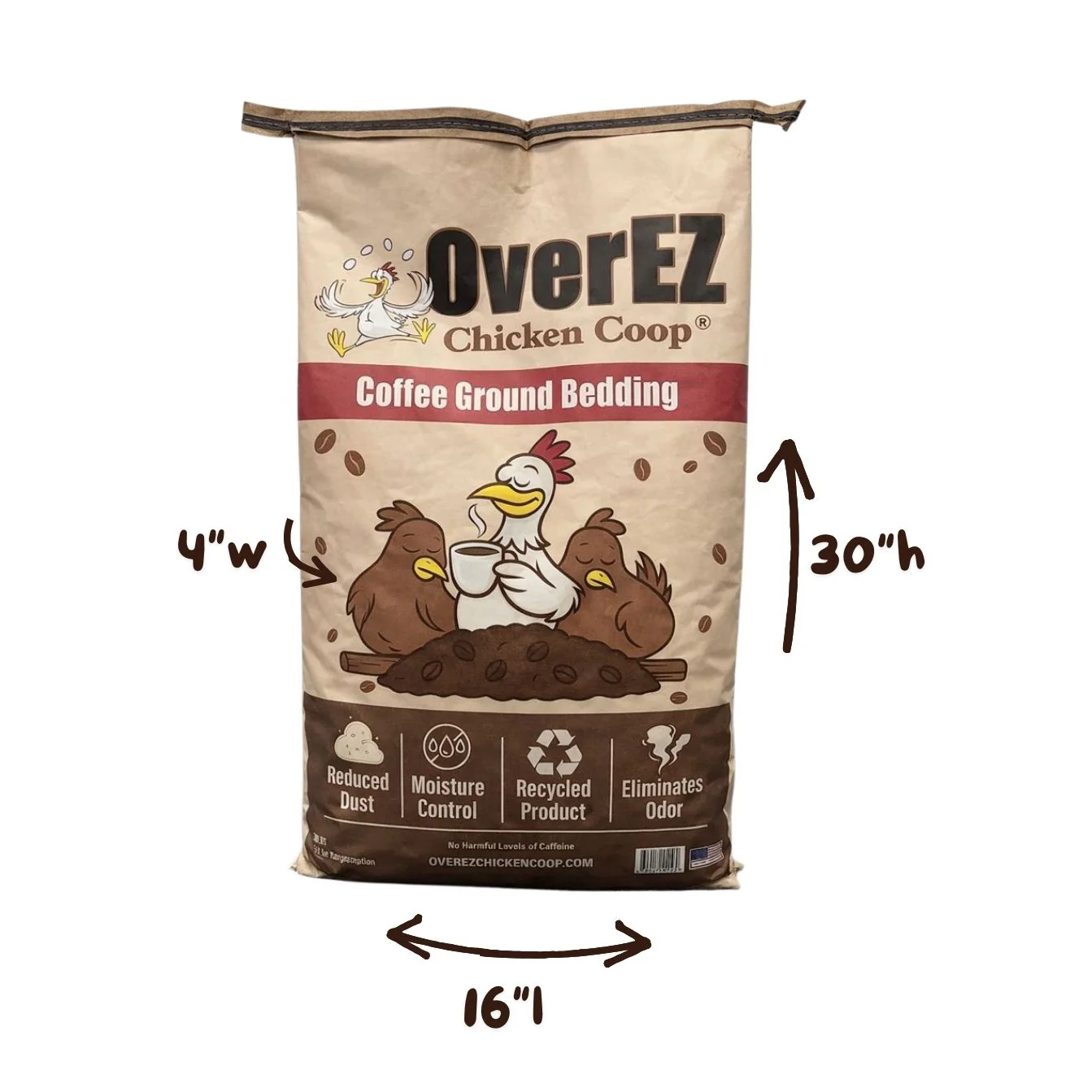 Coffee Ground Bedding - 30 LB Bag - Image 4