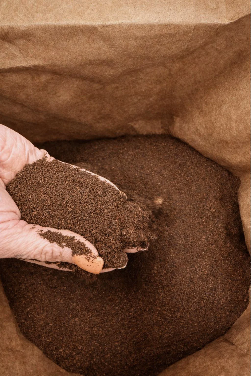 Coffee Ground Bedding - 30 LB Bag - Image 6