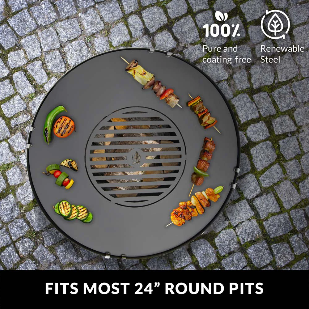 Cooking Grill Plate Accessory for Fire Pits and Paver Fire Pits - Image 2