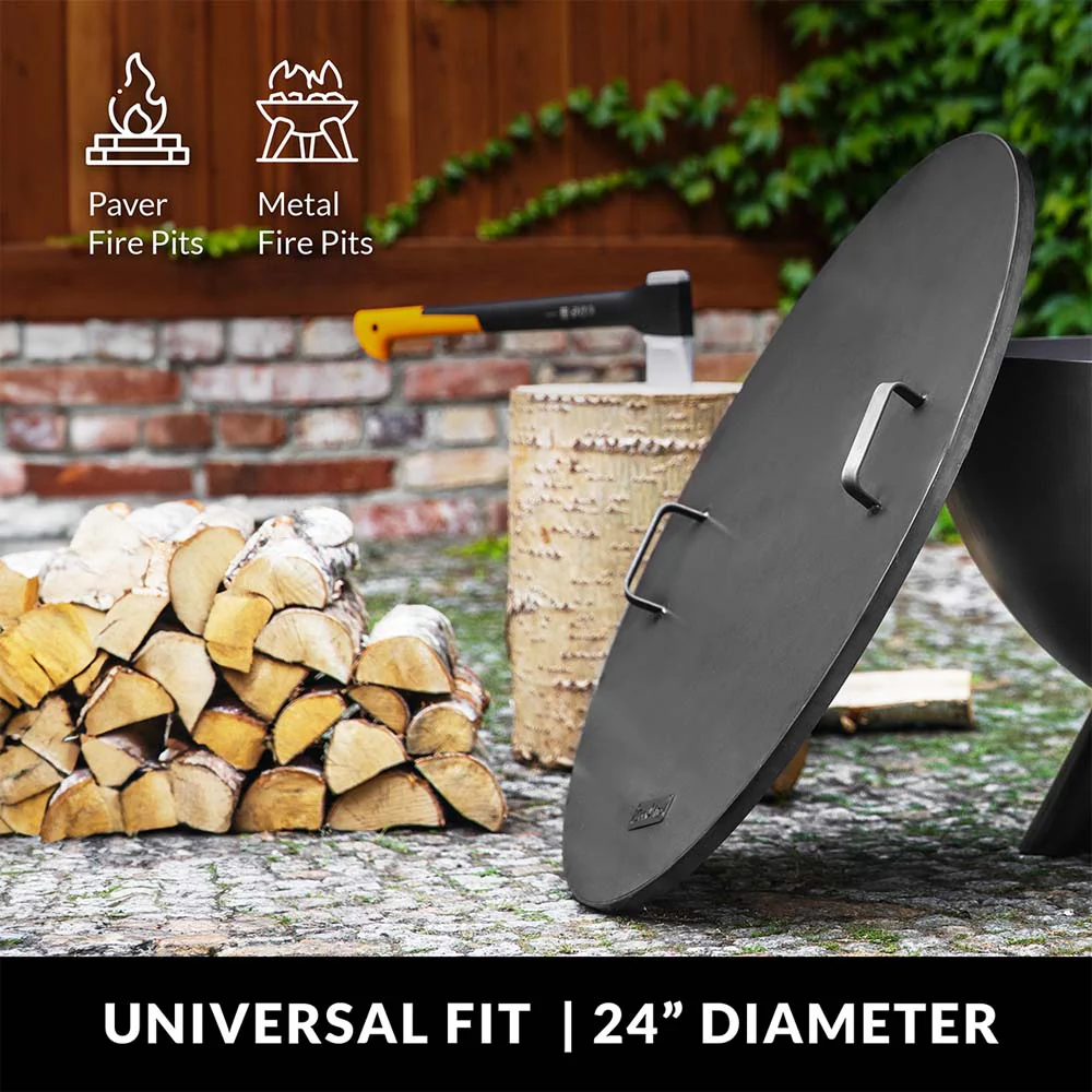 Cover Lid for Outdoor Fire Pits and Paver Fire Pits - Image 2