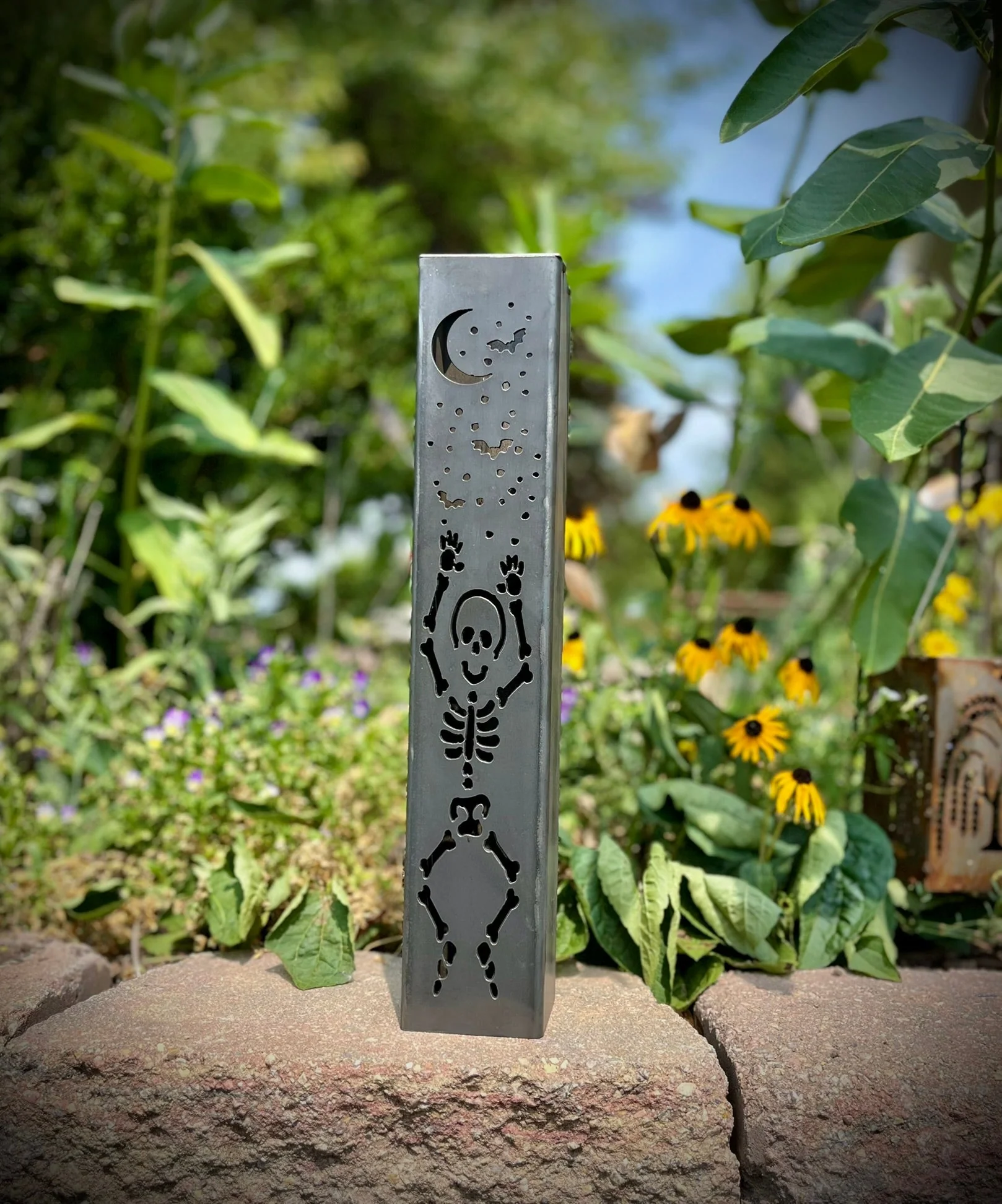 Dancing Bones Solar Tube Lights - Skeletons - Steel - Image 9