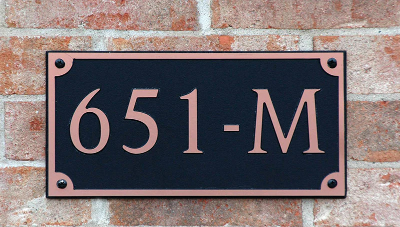 DekoRRa Address Plaque - Model 651 - Image 4