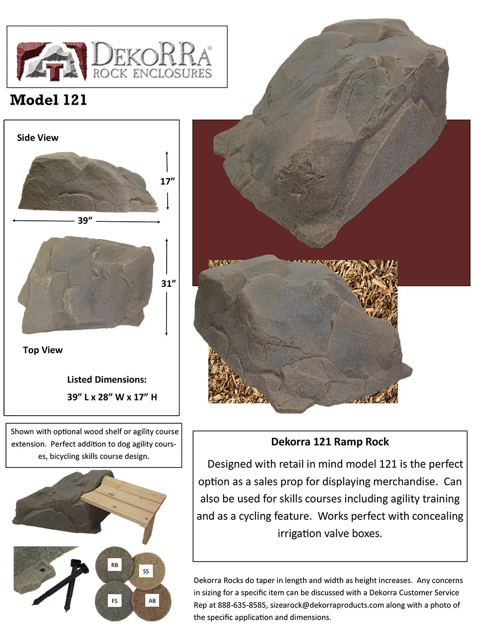 DekoRRa Artificial Rock - Model 121 - Image 5
